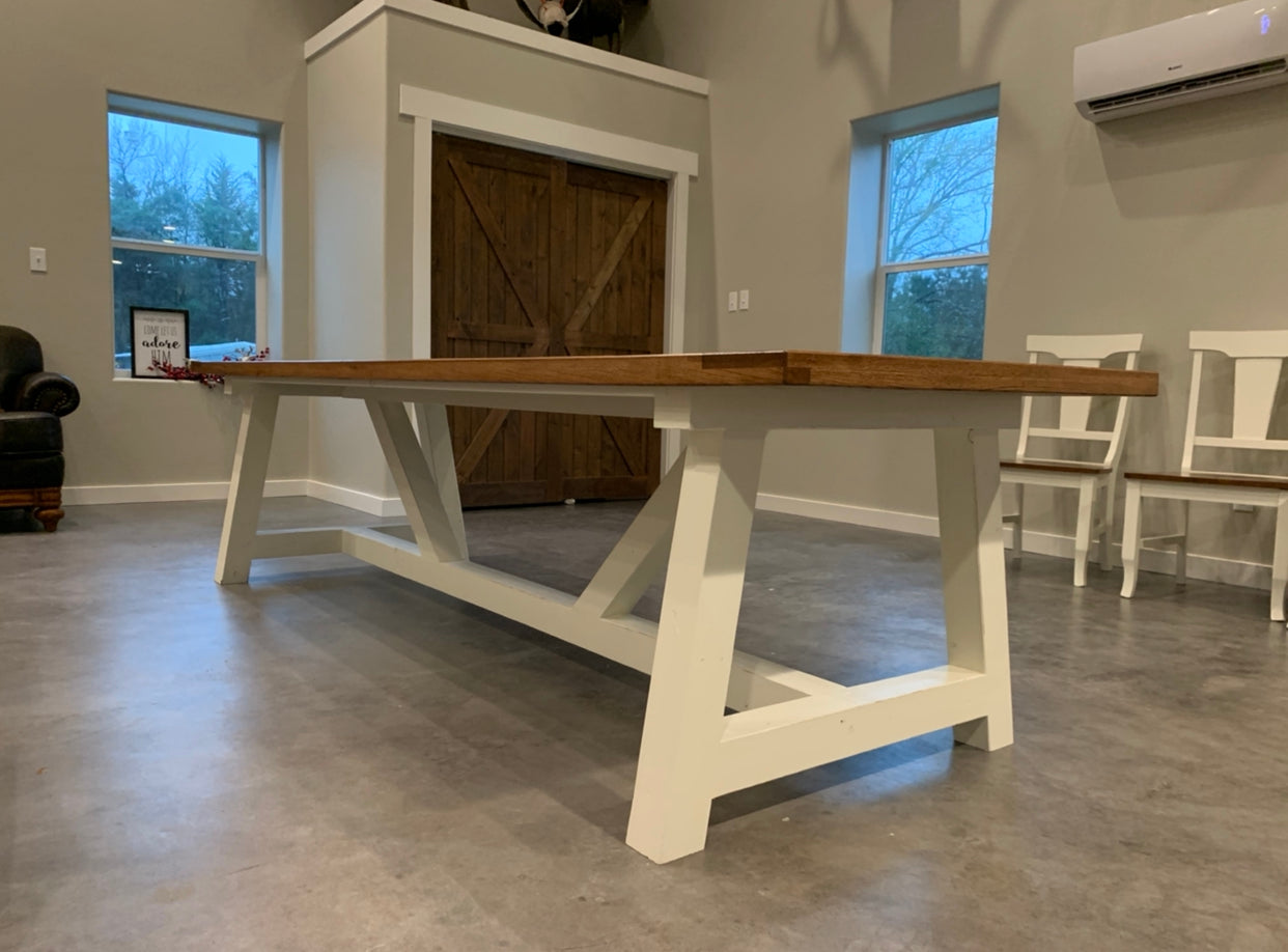 The Pinder Trestle Table