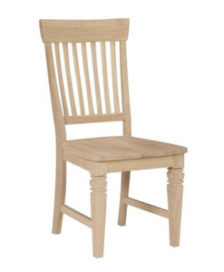 Slat Back Traditional Dining Chair