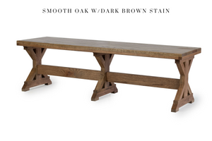 The Pinder Farmhouse Bench