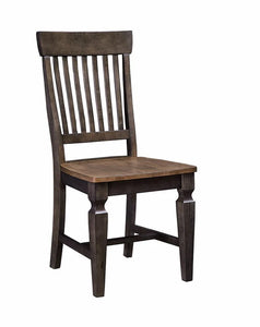 Slat Back Traditional Dining Chair